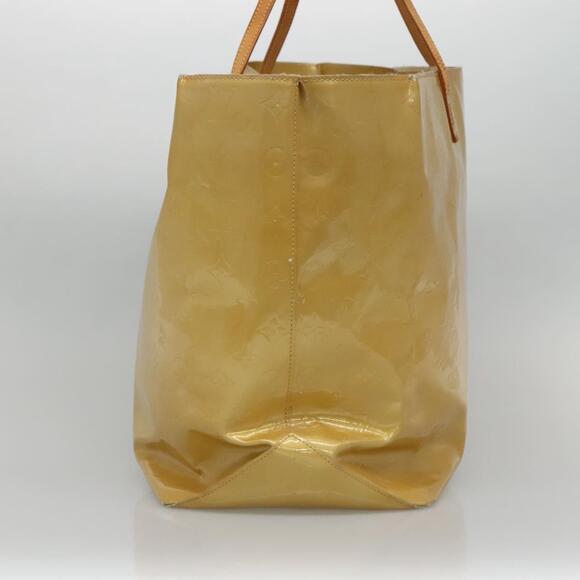 LOUIS VUITTON Monogram Vernis Reade GM Tote Bag Beige M91140 - Picture 4 of 12